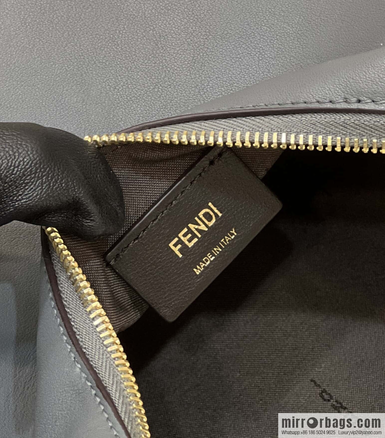 FENDI Fendigraphy armpit bag, model number: 80056m gray