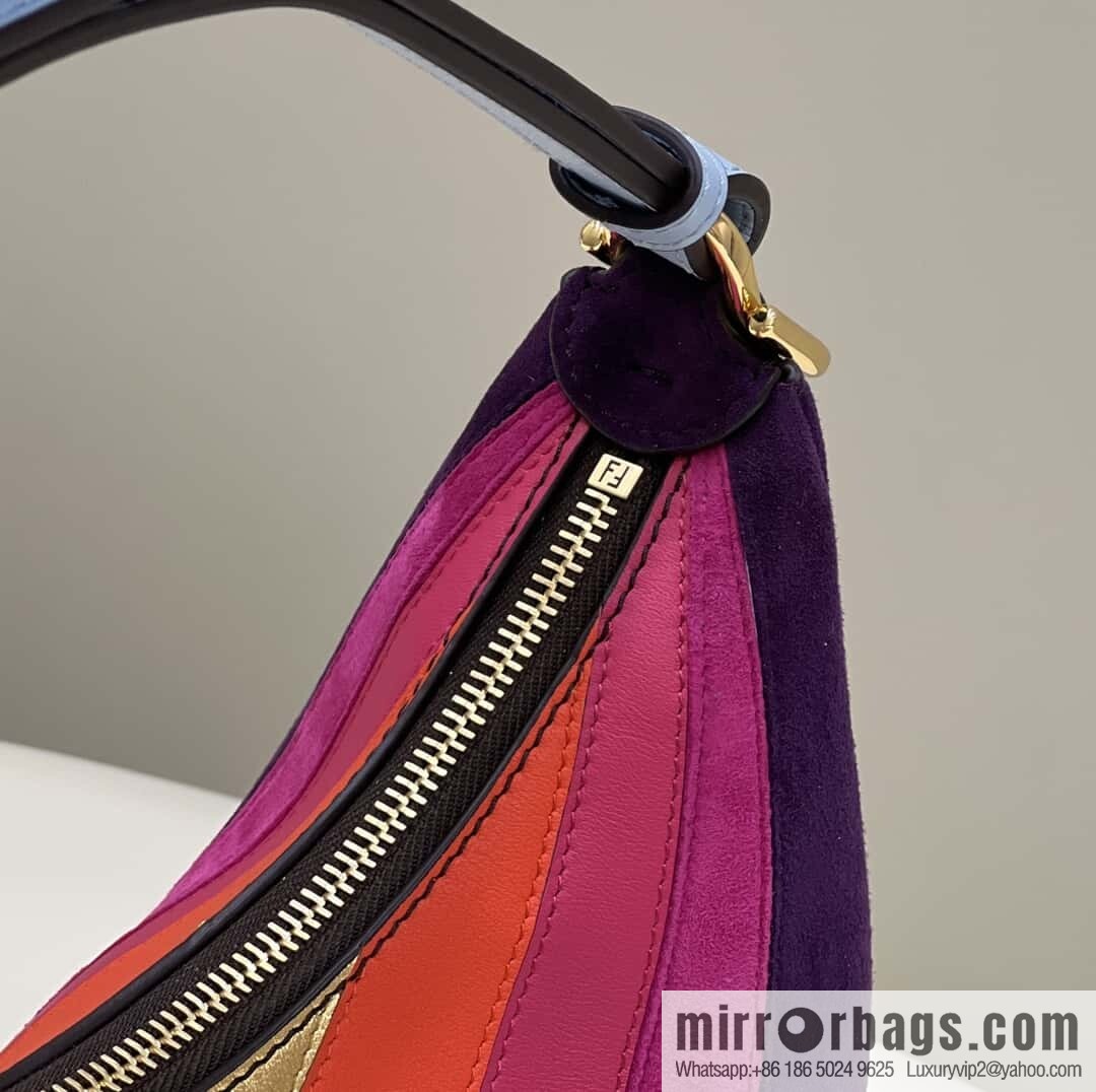 FENDI Fendigraphy armpit bag, model number: 80056m color matching
