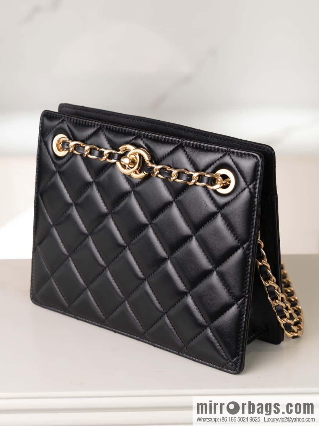 ππ‘ππ§ππ₯ πππ€ square, dinner chain bag, black π€ AS5204