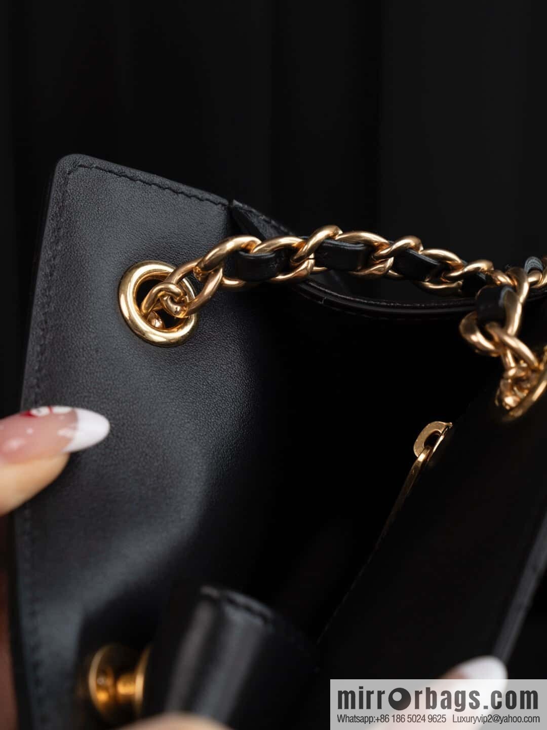 ππ‘ππ§ππ₯ πππ€ square, dinner chain bag, black π€ AS5204