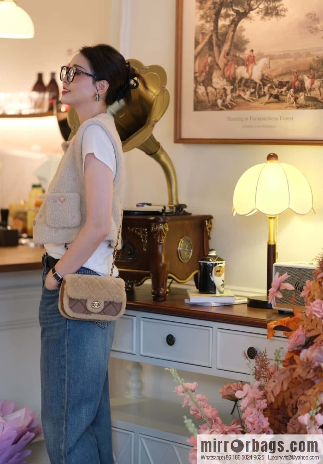 𝗖𝗵𝗮𝗻𝗲𝗹 𝟮𝟰𝗸 catwalk model | Teddy bear 🧸 lamb wool S AS5148