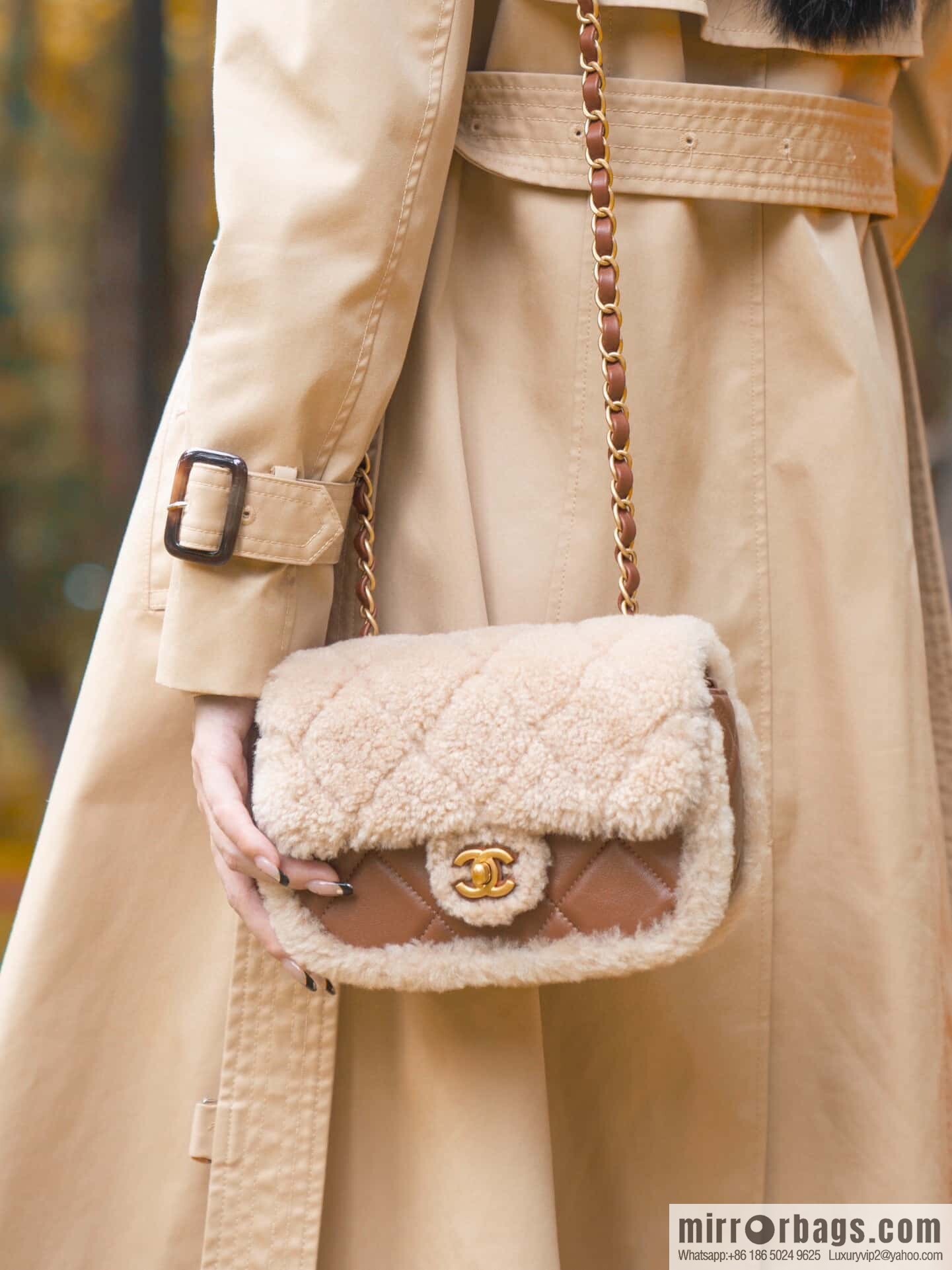 𝗖𝗵𝗮𝗻𝗲𝗹 𝟮𝟰𝗸 catwalk model | Teddy bear 🧸 lamb wool S AS5148