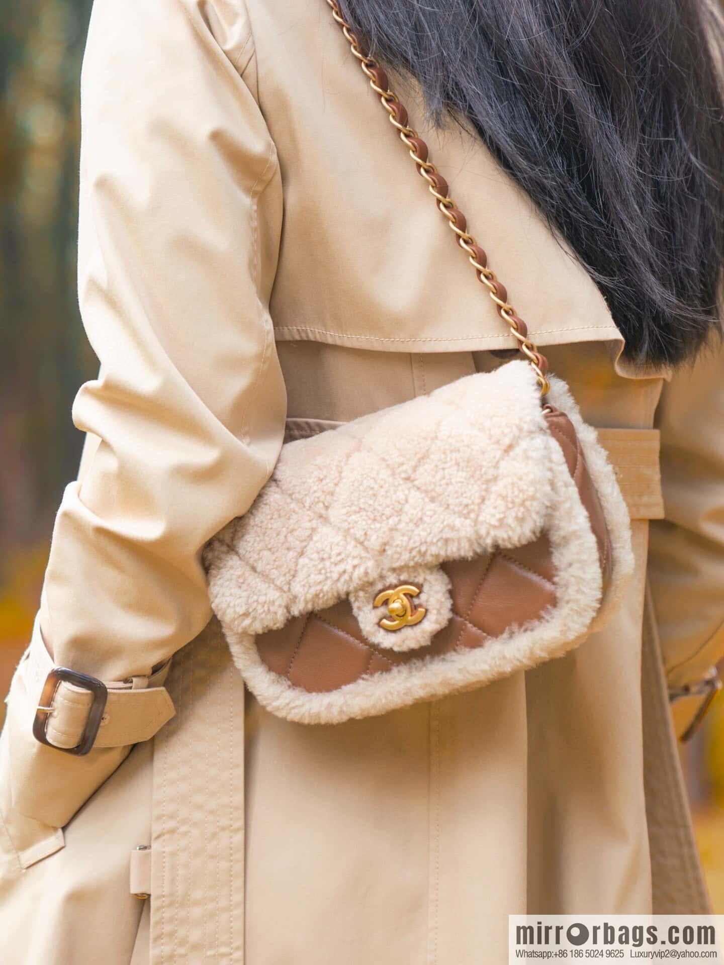 𝗖𝗵𝗮𝗻𝗲𝗹 𝟮𝟰𝗸 catwalk model | Teddy bear 🧸 lamb wool S AS5148