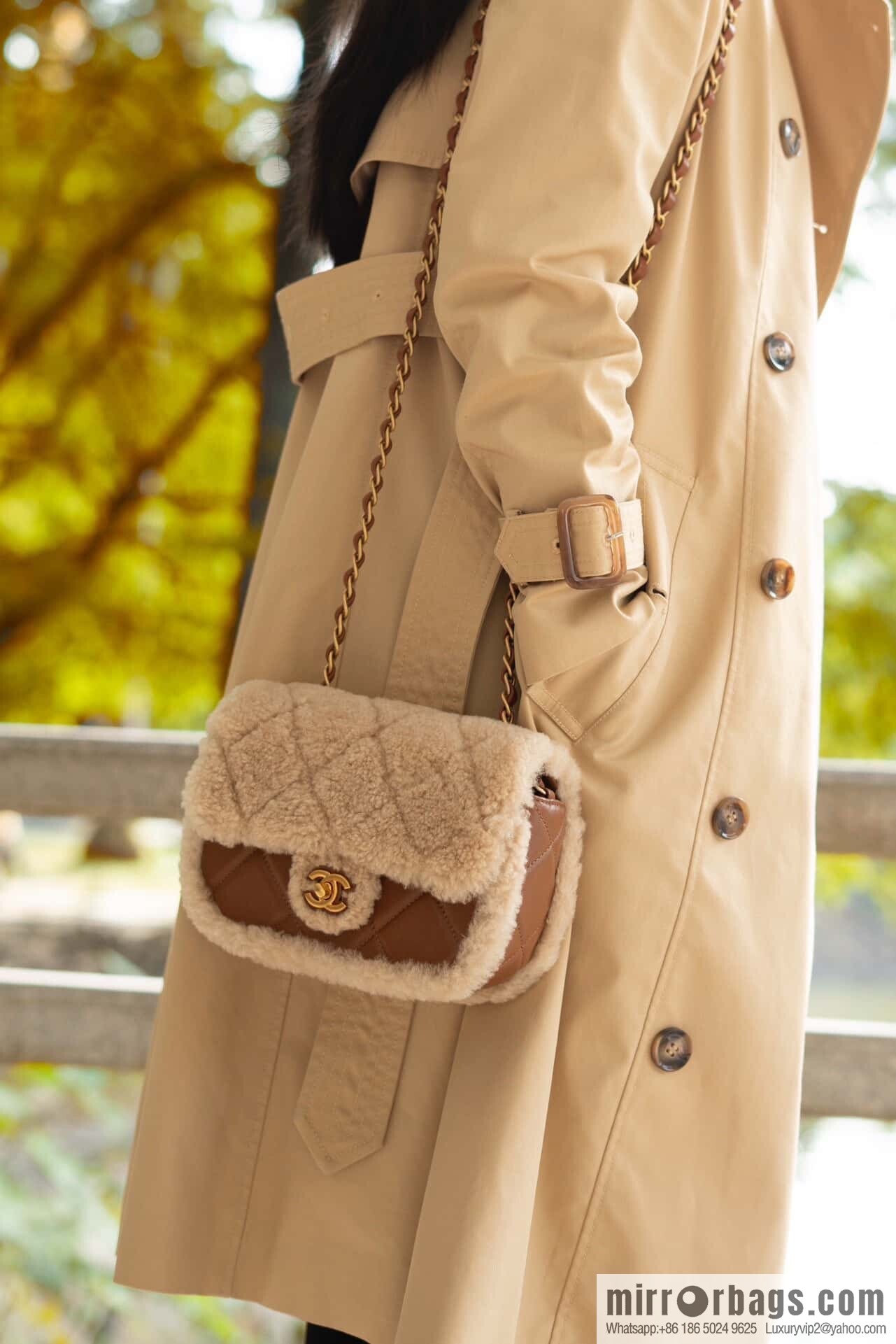 𝗖𝗵𝗮𝗻𝗲𝗹 𝟮𝟰𝗸 catwalk model | Teddy bear 🧸 lamb wool S AS5148