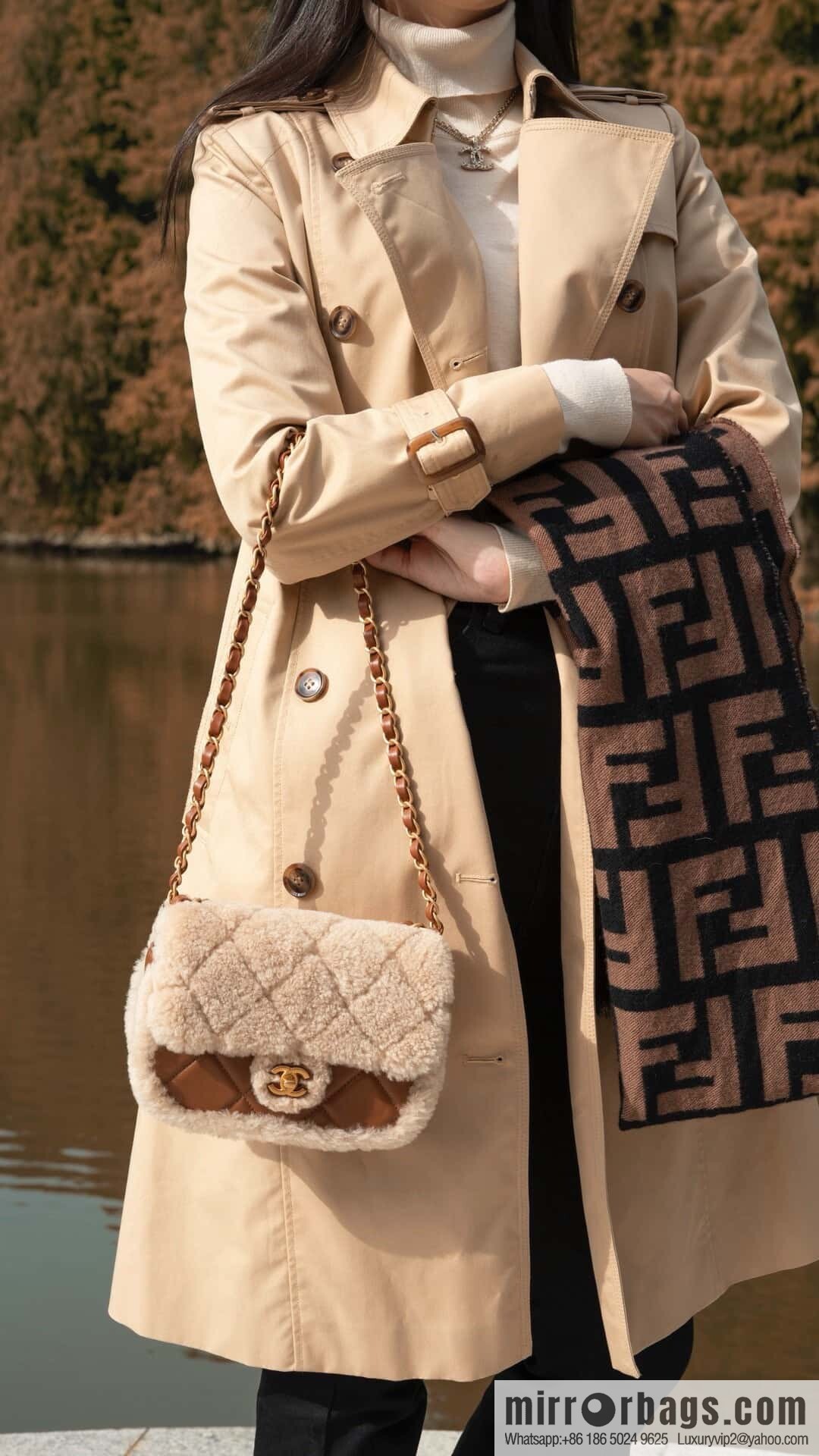 𝗖𝗵𝗮𝗻𝗲𝗹 𝟮𝟰𝗸 catwalk model | Teddy bear 🧸 lamb wool S AS5148