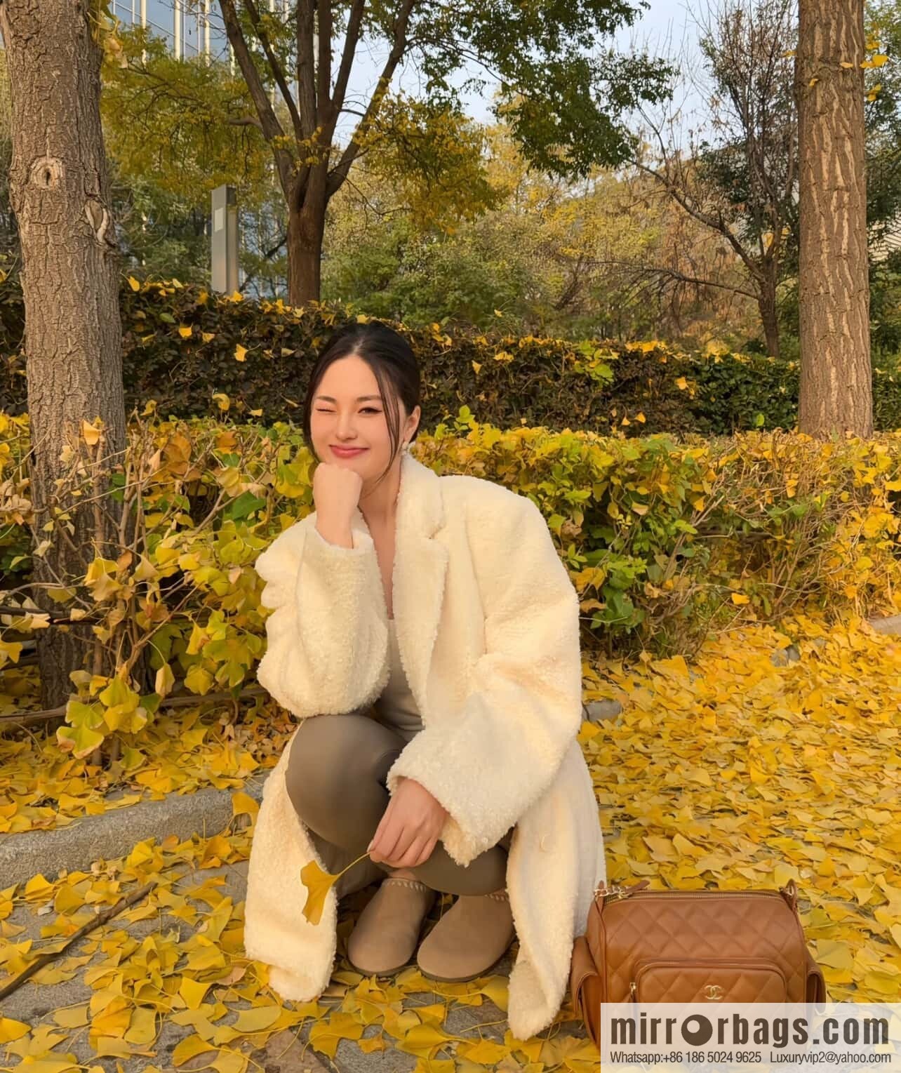 𝐂𝐇𝐀𝐍𝐄𝐋 𝟐𝟒𝐤 Camera Bag, Caramel 📷 AS5156