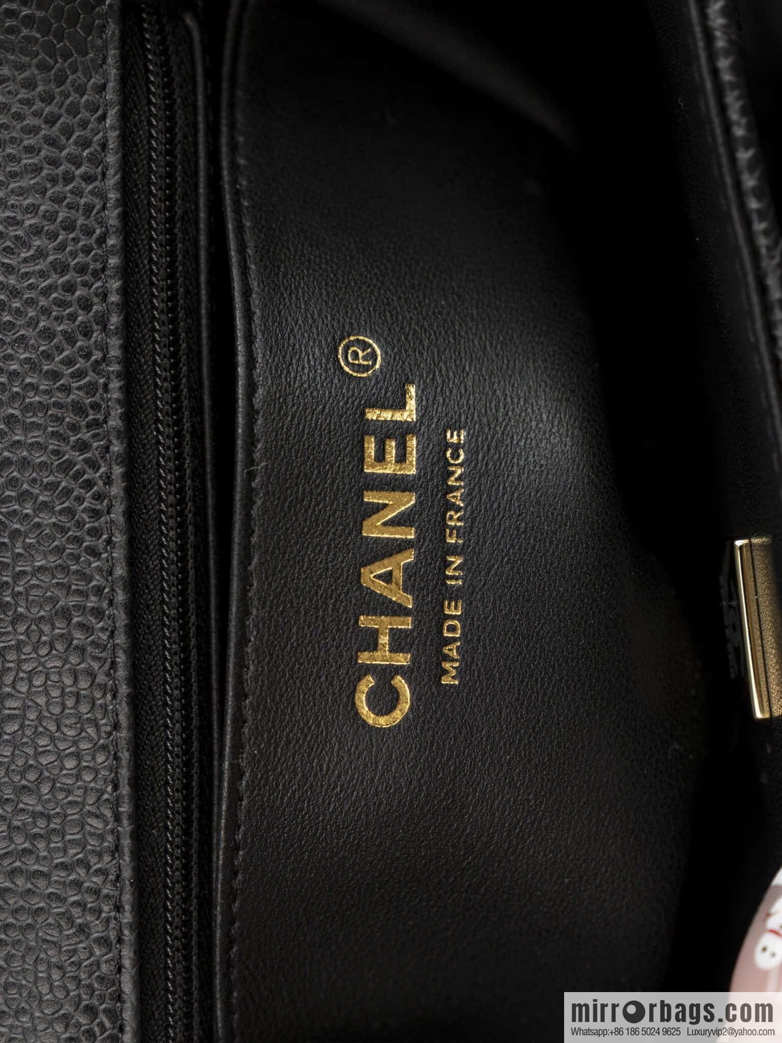 𝗖𝗹𝗮𝘀𝘀𝗶𝗰 𝗙𝗹𝗮𝗽 | genuine skin lychee pattern, Fatty Fang, black gold 🖤 A01115