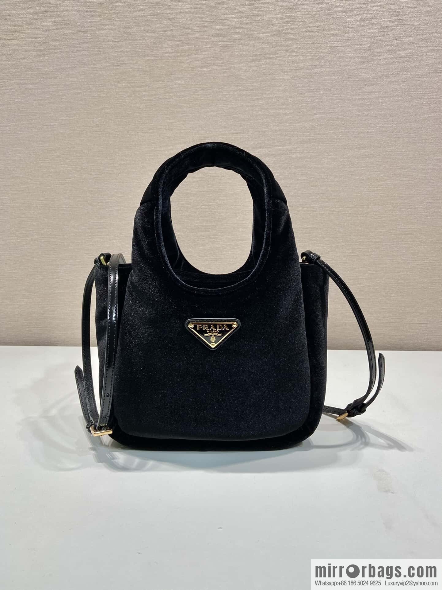 PRADA 🎉 Velvet Bucket Bag 🎉 1BA410🎉