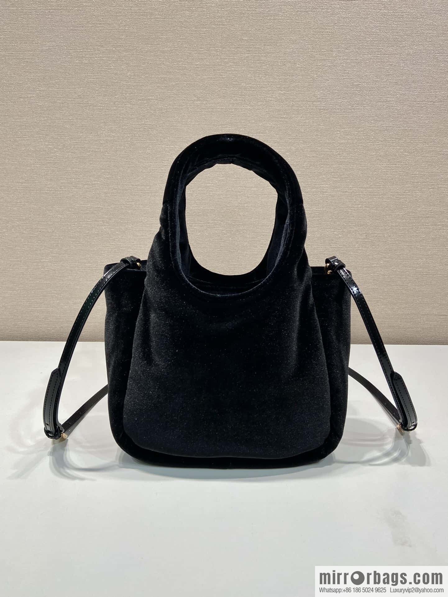 PRADA 🎉 Velvet Bucket Bag 🎉 1BA410🎉