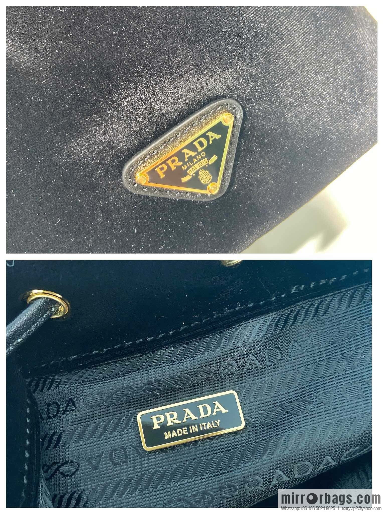 PRADA 🎉 Velvet Bucket Bag 🎉 1BE067 Velvet🎉🎉