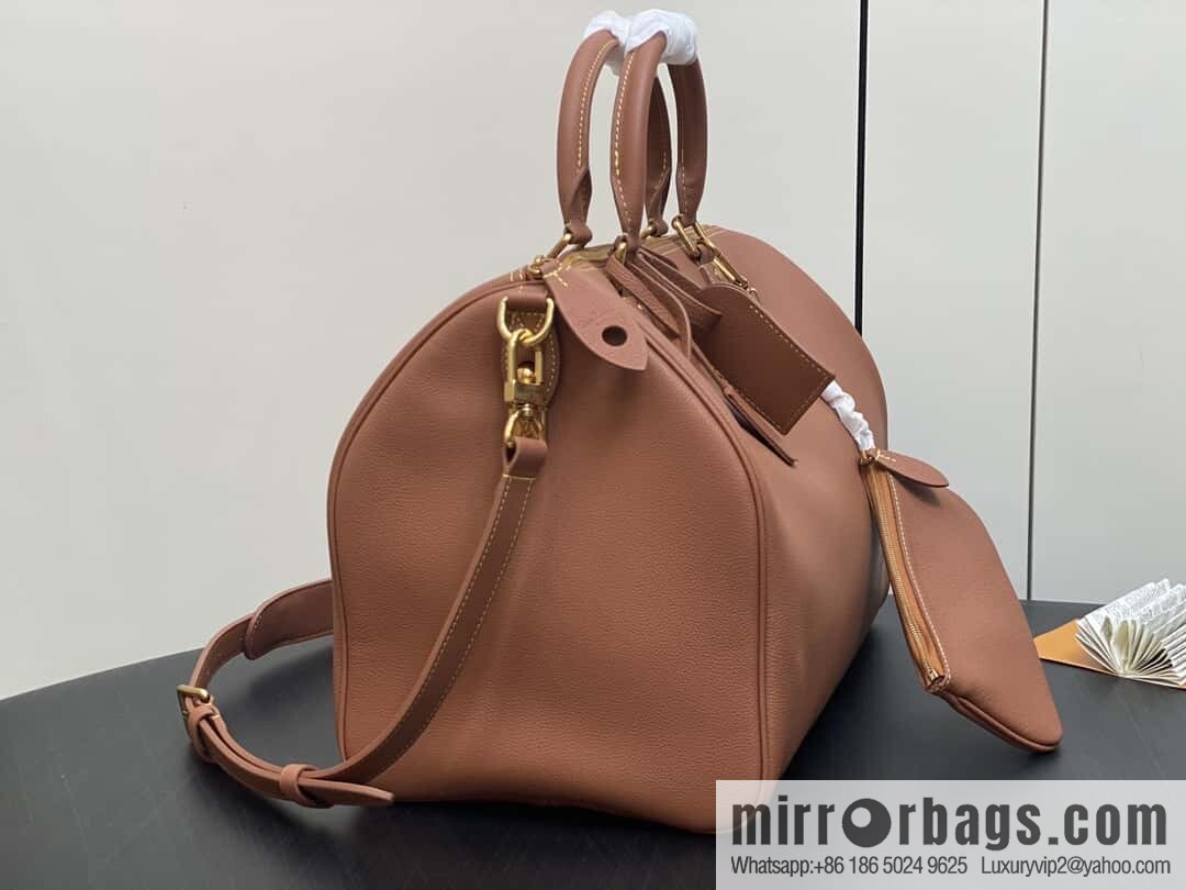 [Original order boutique] M12672 brown full leather, pillow bag speedy series SPEEDY P9 BANDOULIZRE40 handbag