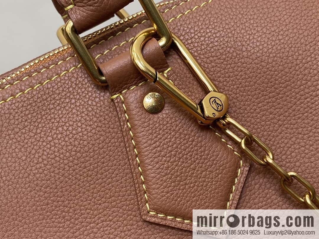 [Original order boutique] M12672 brown full leather, pillow bag speedy series SPEEDY P9 BANDOULIZRE40 handbag