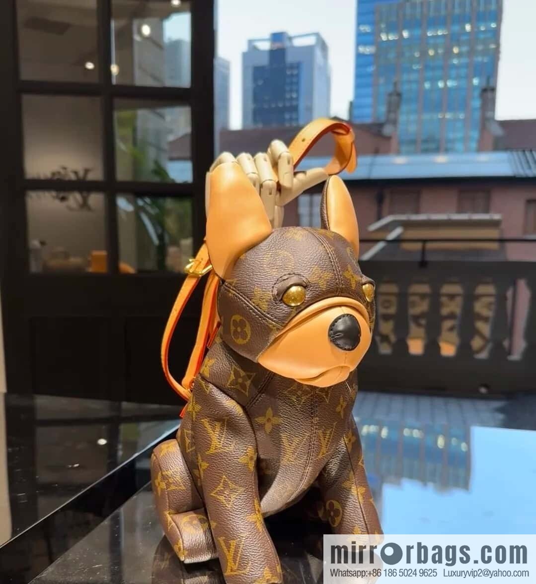 [Original order boutique] M12617 presbyopia, French Dou dog shoulder bag series, this Pooch Bag handbag