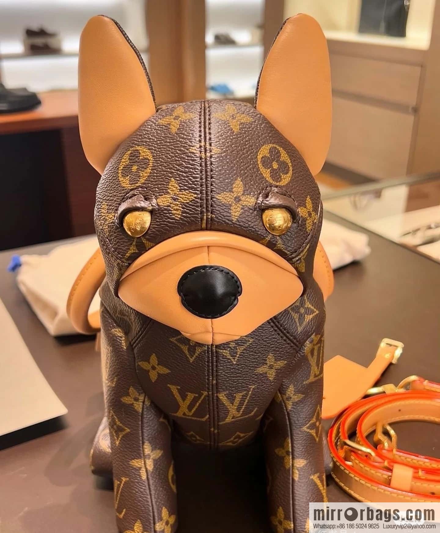 [Original order boutique] M12617 presbyopia, French Dou dog shoulder bag series, this Pooch Bag handbag