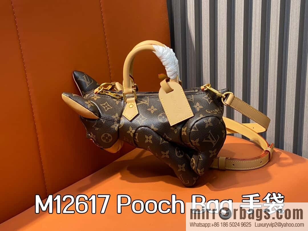 [Original order boutique] M12617 presbyopia, French Dou dog shoulder bag series, this Pooch Bag handbag