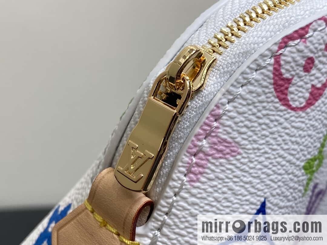 [Original order boutique] M13744 white color cosmetic bag series POCHETTE COSMÉTIQUE small cosmetic bag