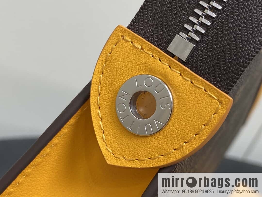[Original order boutique] M12820 old flower yellow, handbag clutch series M61692 + versatile Pochette Voyage clutch bag