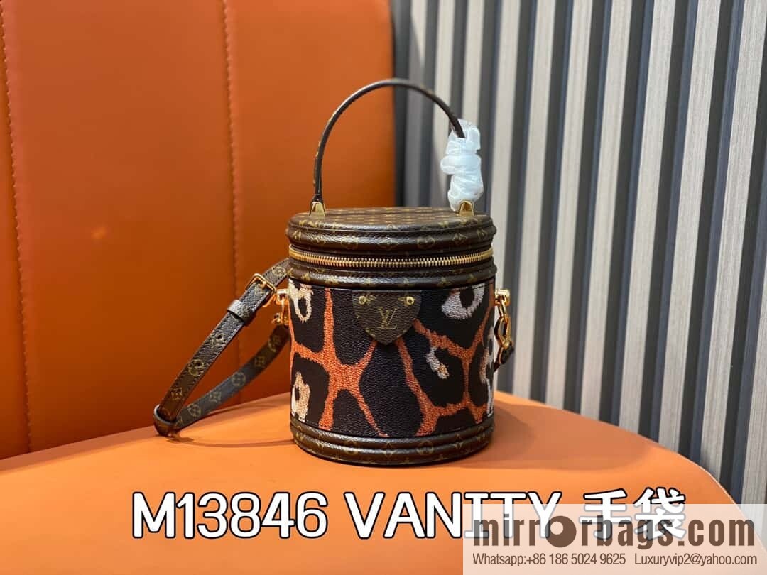 [Original order boutique] M13846 leopard print, drum bag, fortune bag VANITY handbag