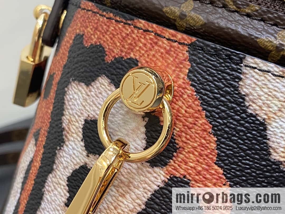 [Original order boutique] M13846 leopard print, drum bag, fortune bag VANITY handbag