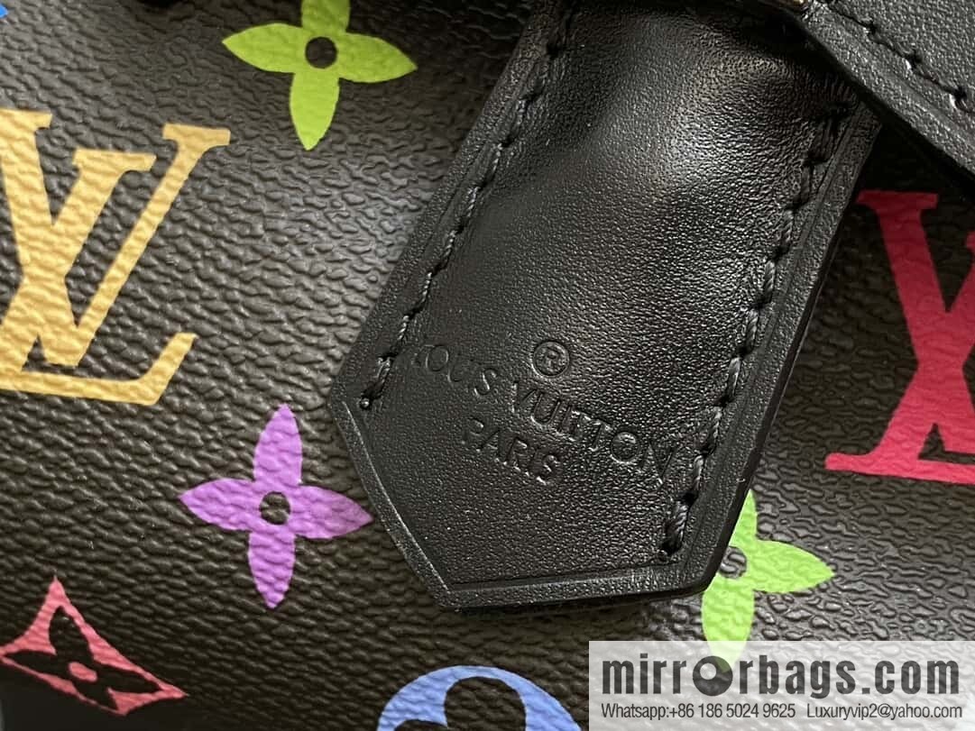 [Original order boutique] M13406 black color, pillow bag speedy series lv Murakami Takashi joint NANOSPEEDY handbag