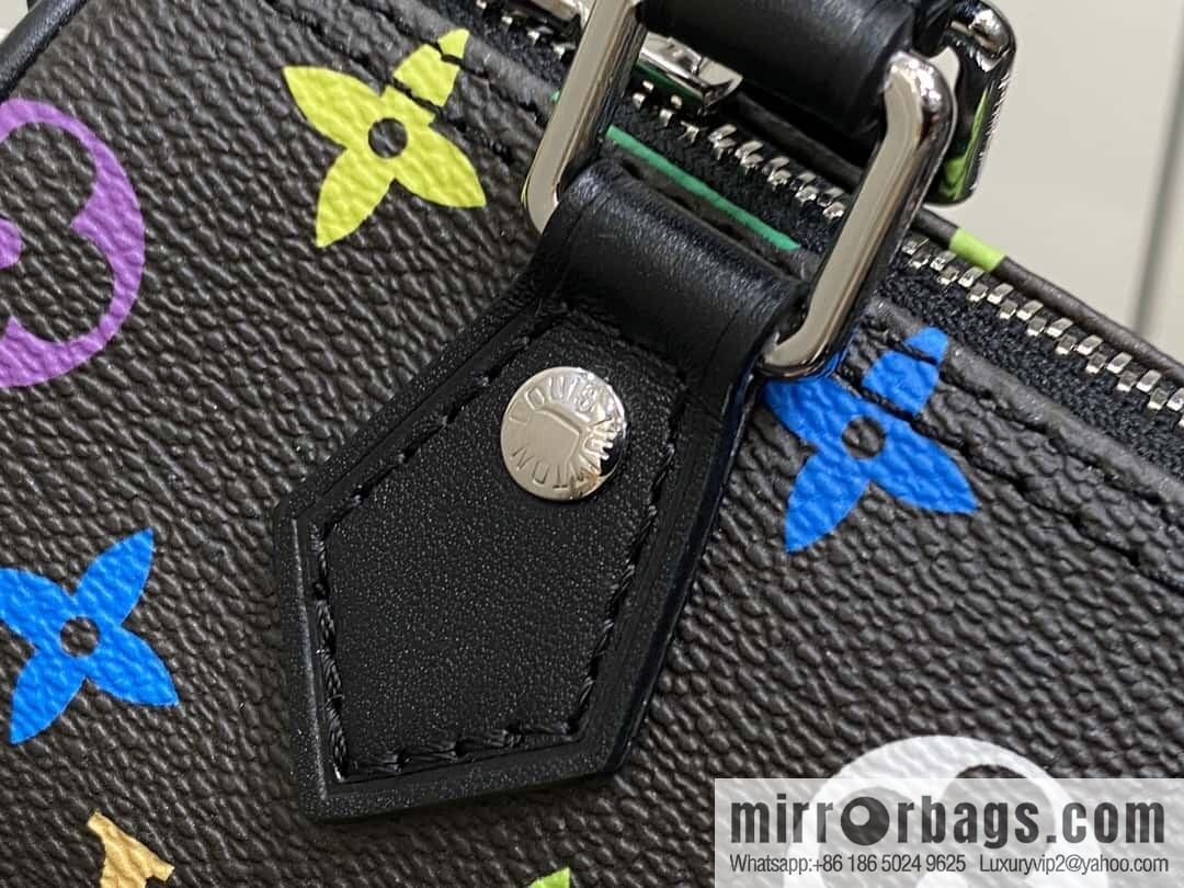 [Original order boutique] M13406 black color, pillow bag speedy series lv Murakami Takashi joint NANOSPEEDY handbag