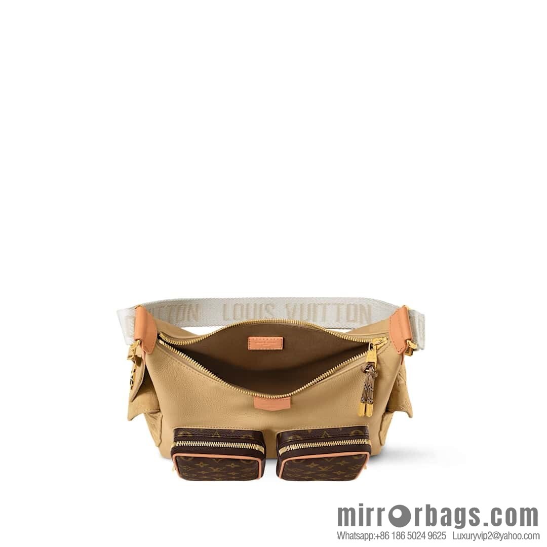 [Original order boutique] M12697 presbyopia brown, men's bag messenger bag series HOBO CARGO handbag