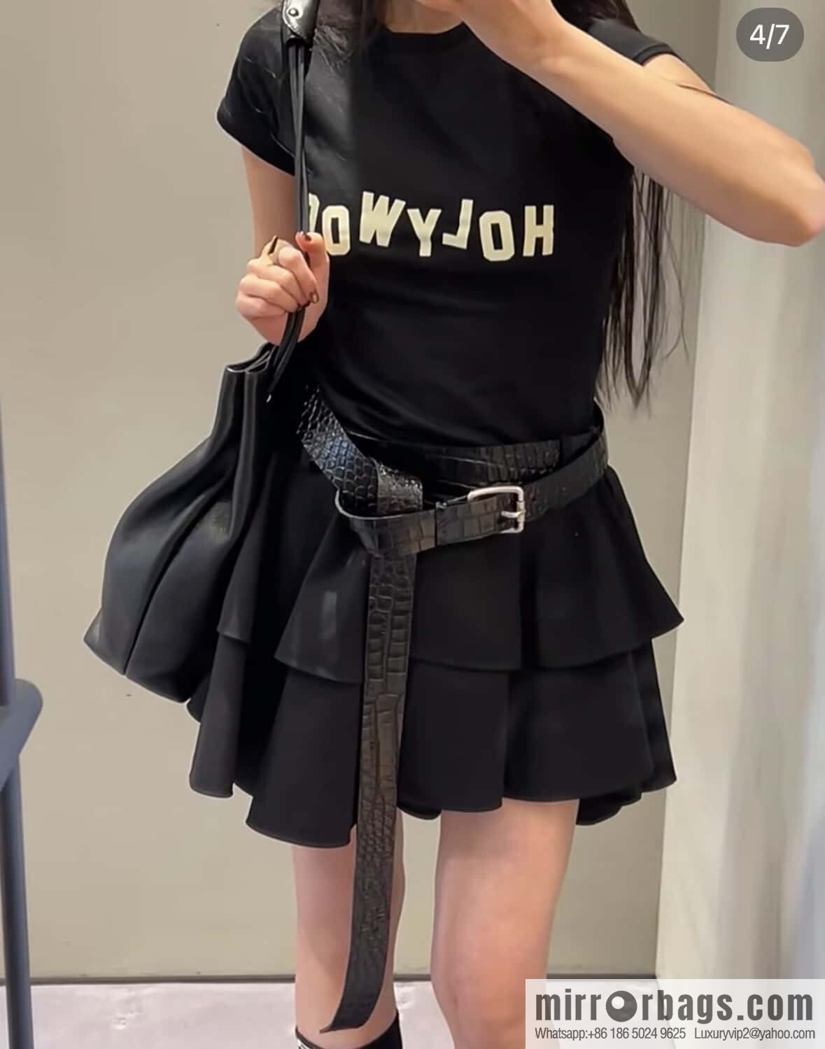 LOEWE Pebble hobo 0905 black
