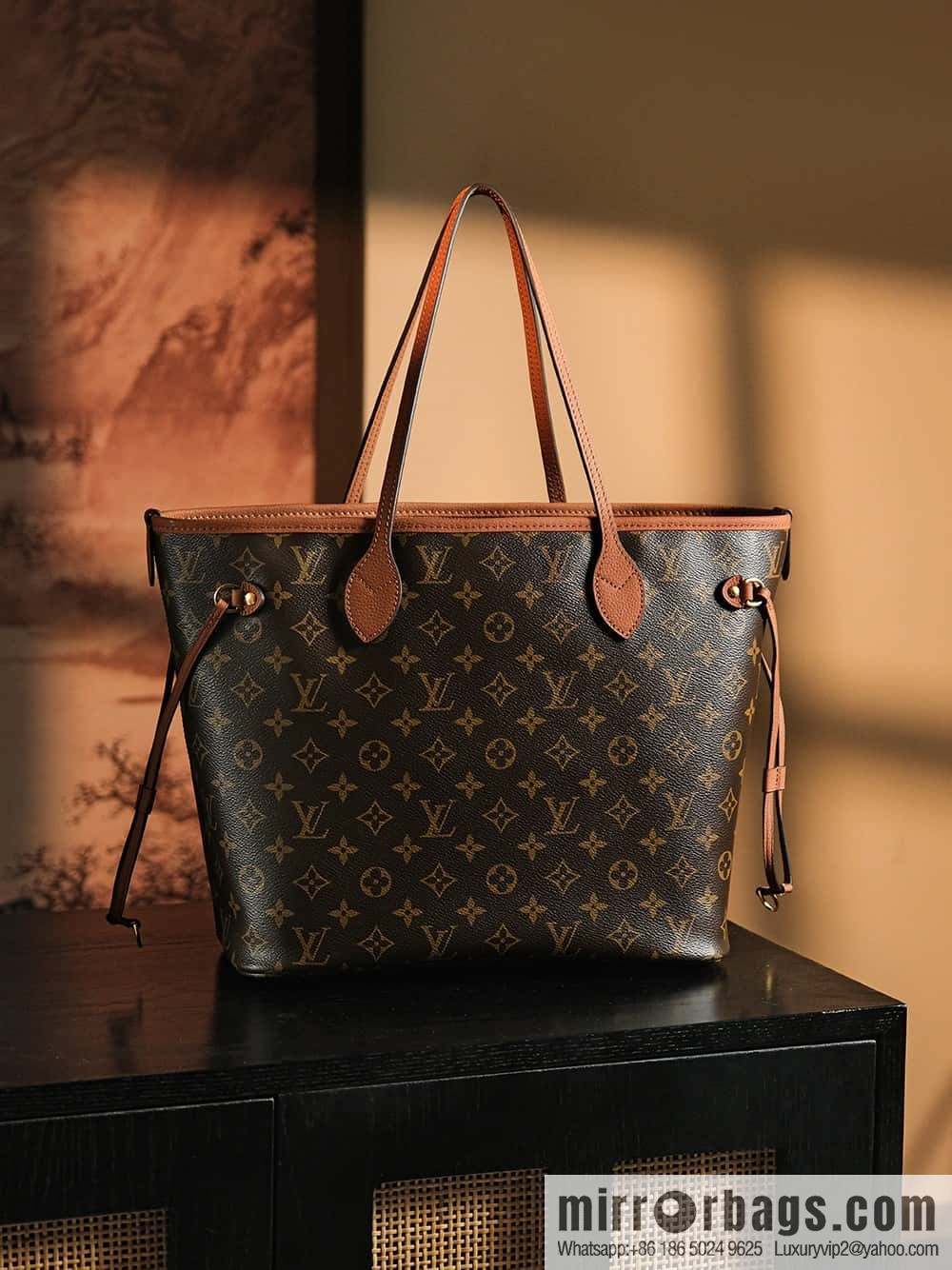 LV 𝐍𝐄𝐕𝐄𝐑𝐅𝐔𝐋𝐋 chip diamond beating code shopping bag series #M