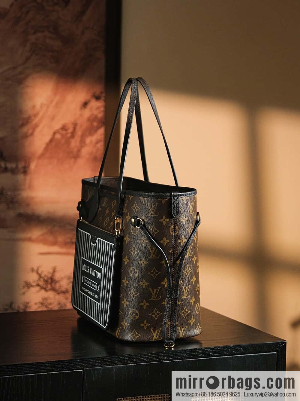 LV 𝐍𝐄𝐕𝐄𝐑𝐅𝐔𝐋𝐋 chip diamond beating code shopping bag series #M