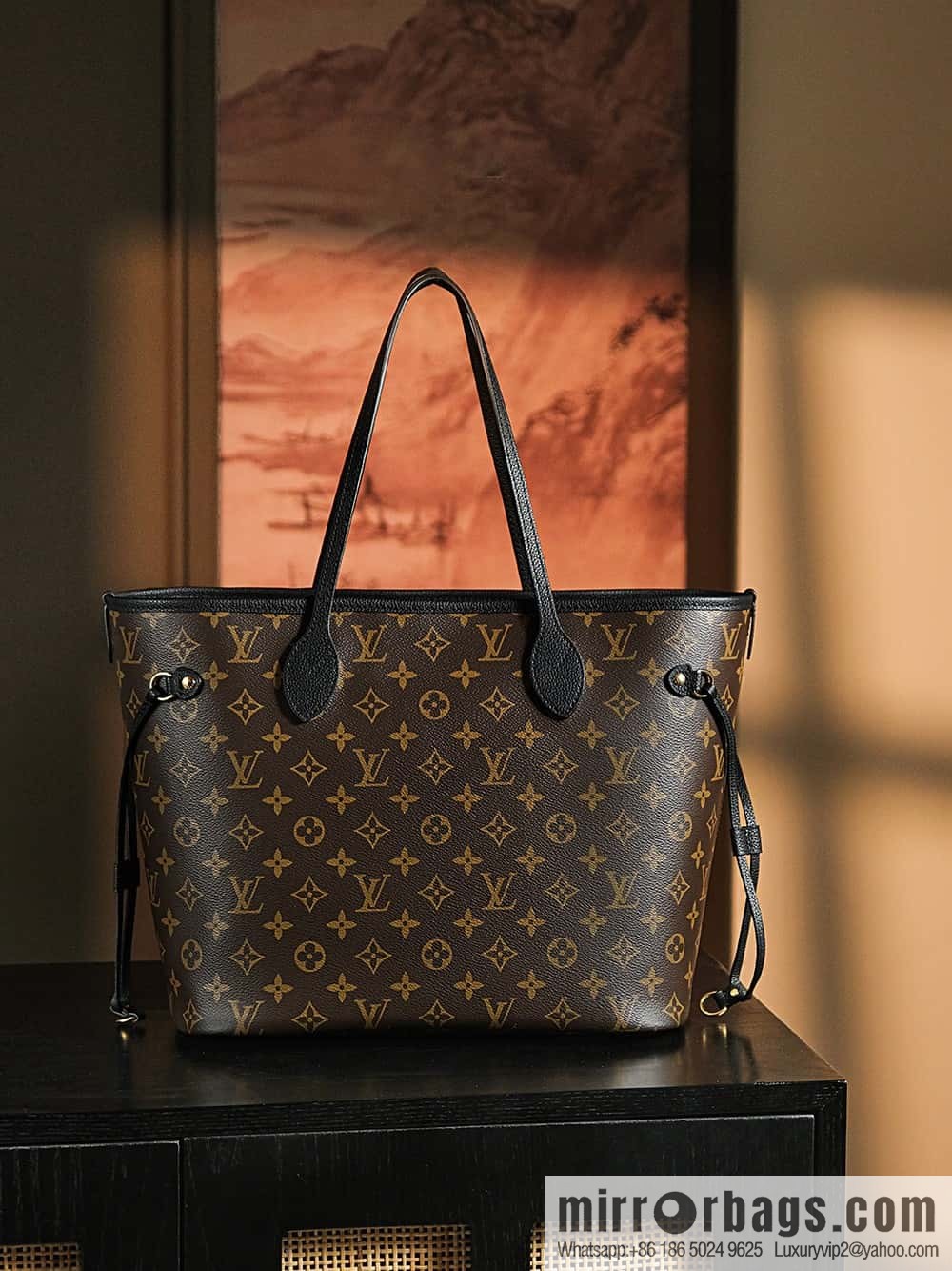 LV 𝐍𝐄𝐕𝐄𝐑𝐅𝐔𝐋𝐋 chip diamond beating code shopping bag series #M