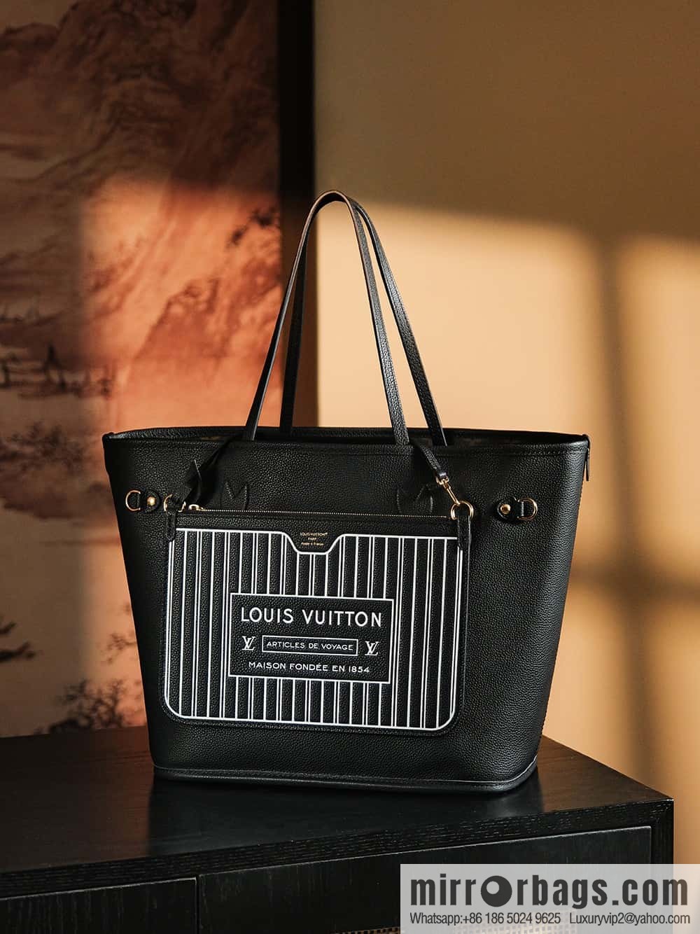 LV 𝐍𝐄𝐕𝐄𝐑𝐅𝐔𝐋𝐋 chip diamond beating code shopping bag series #M