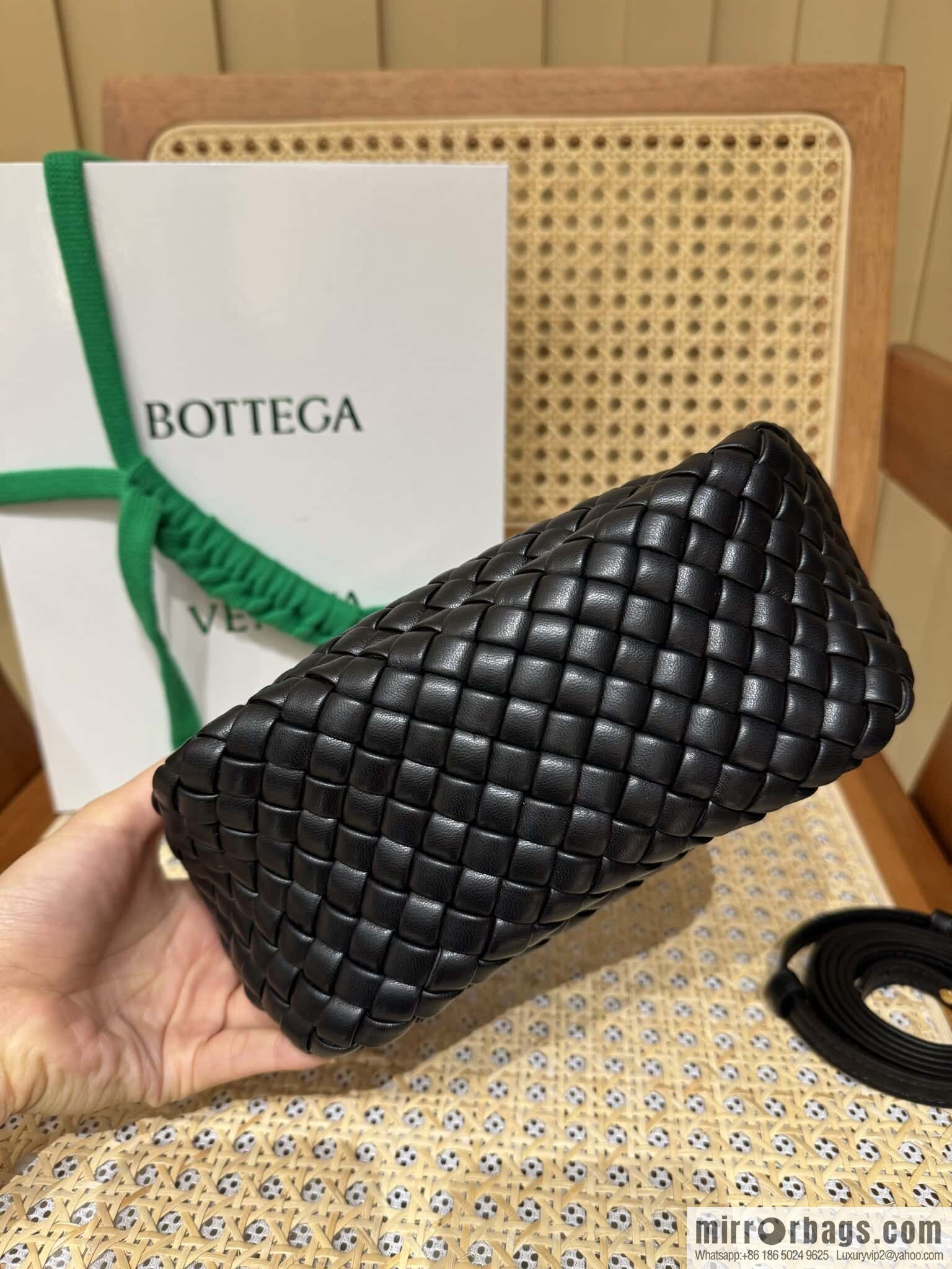 BV Small Cobble Handbag 805739 Black