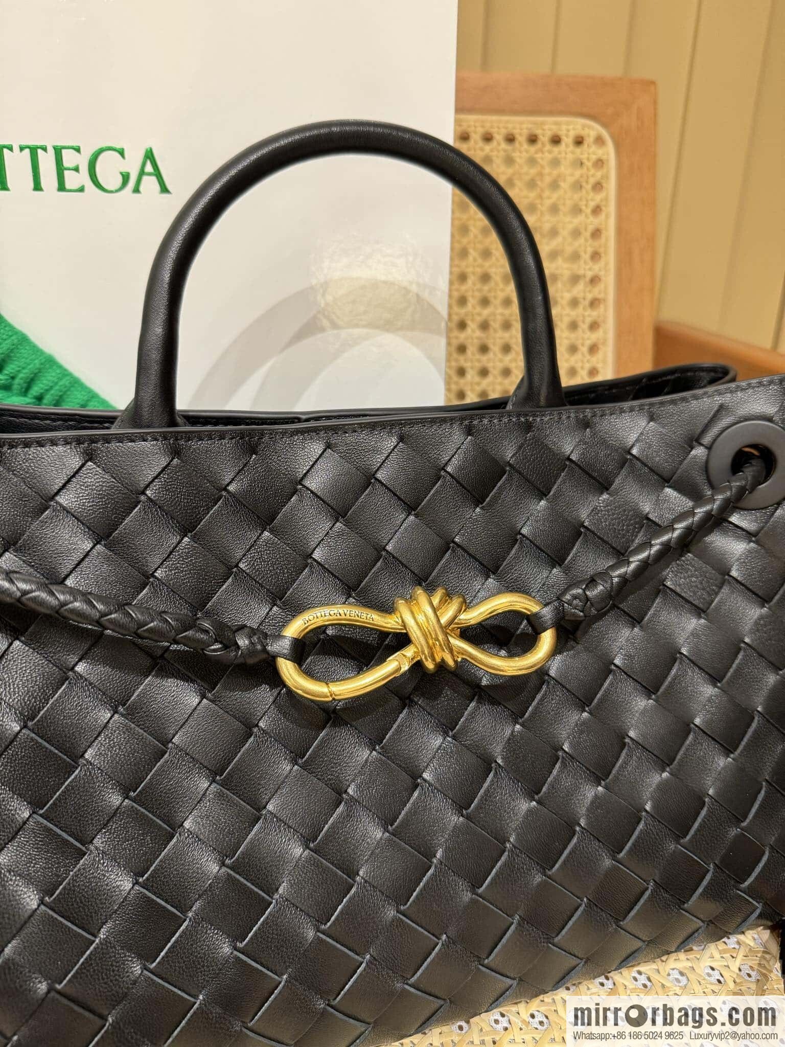 BV Small Horizontal Andiamond Handbag 766010 Black