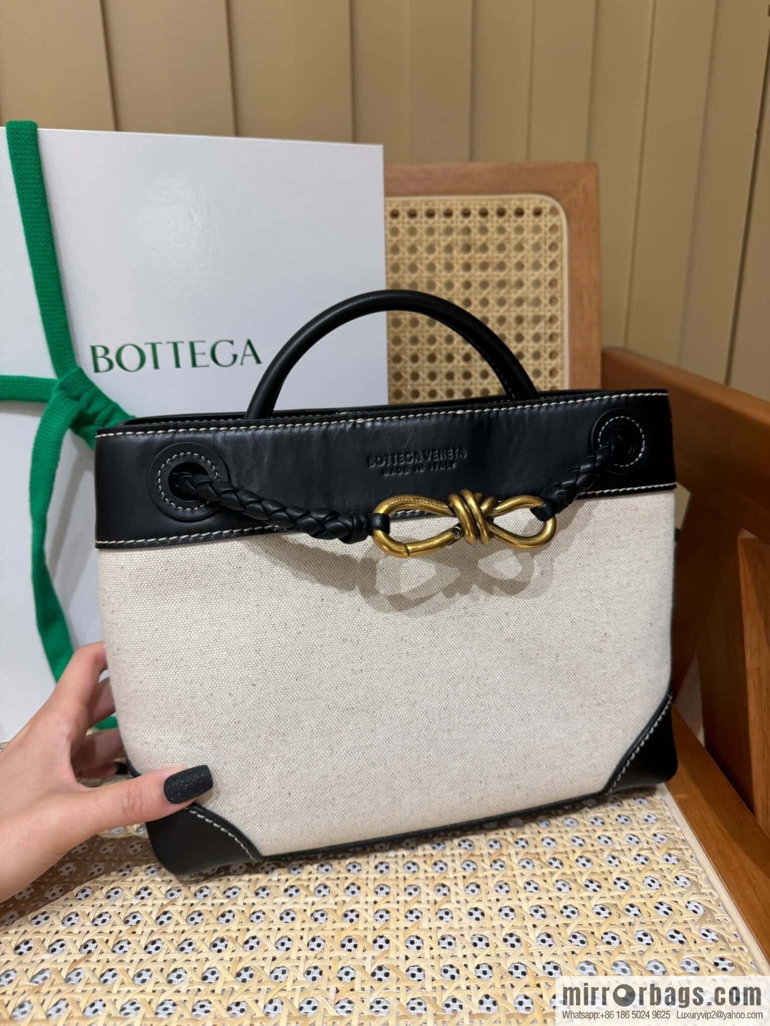 BV small Andiamond handbag 766014 black patchwork