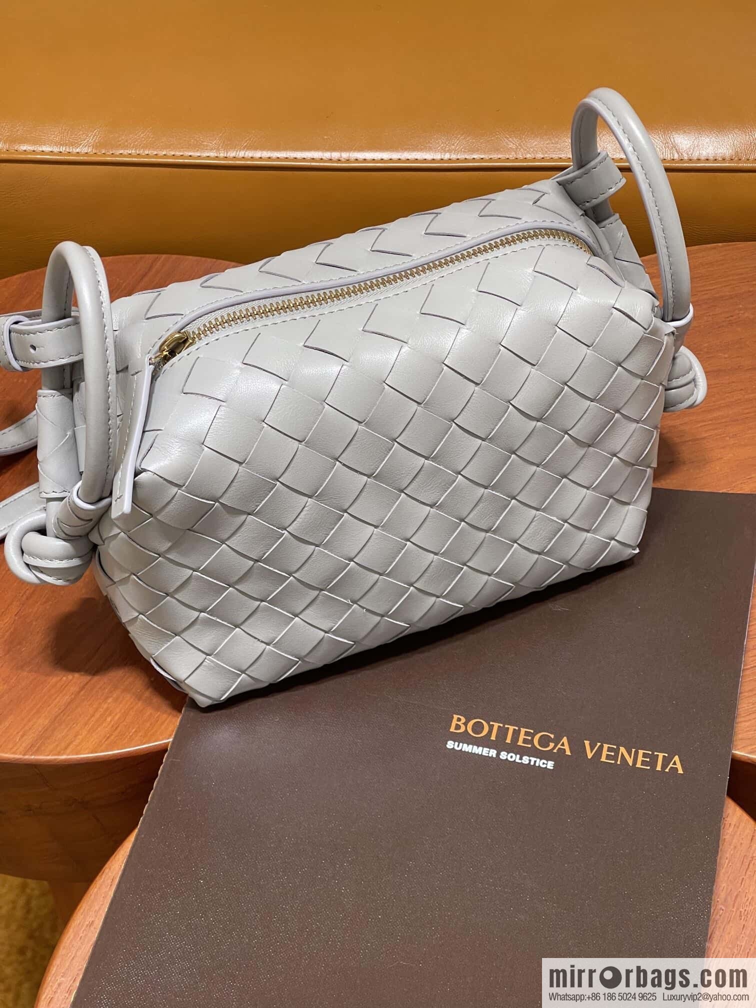 BV Loop Handbag 796615 Silver Grey