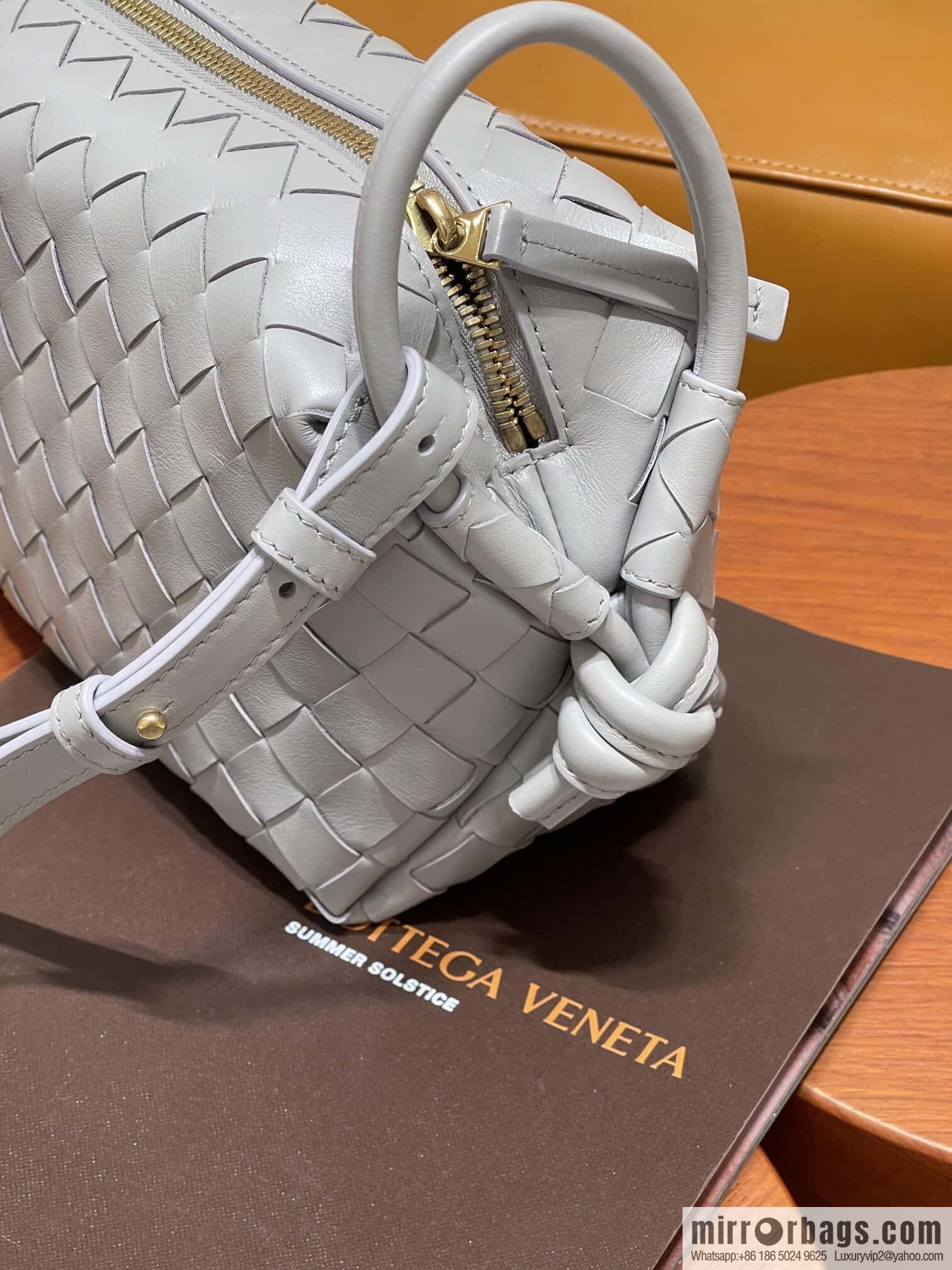BV Loop Handbag 796615 Silver Grey