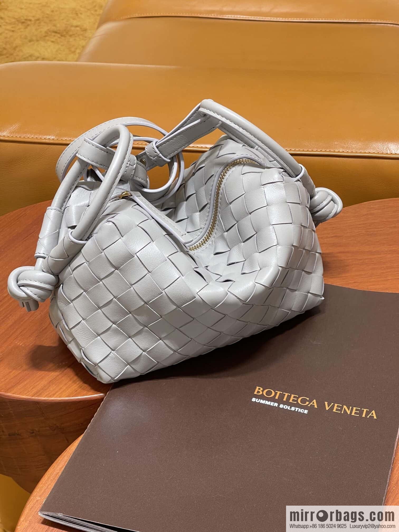 BV Loop Handbag 796615 Silver Grey