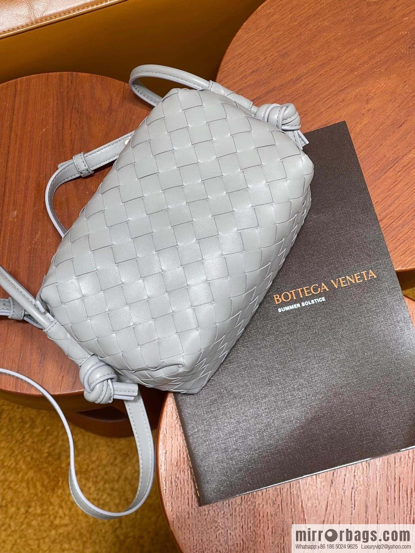 BV Loop Handbag 796615 Silver Grey