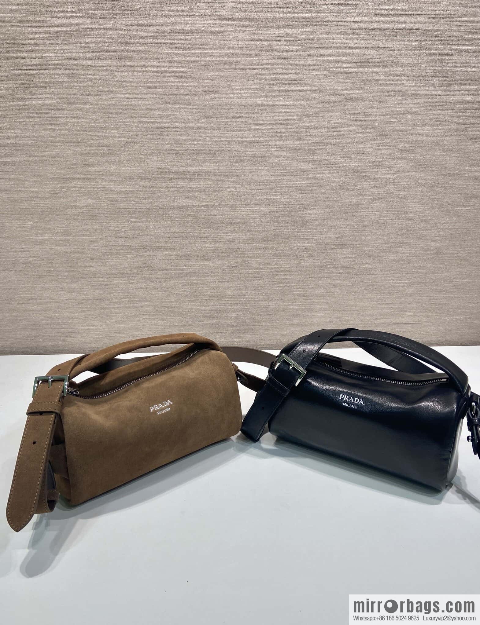 PRADA 🎉 New Boston 🎉 2VH188 Suede🎉🎉