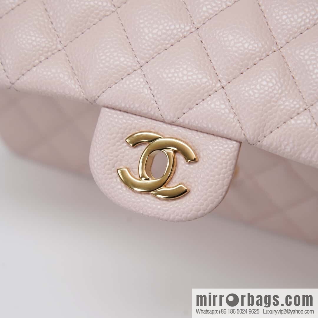 CHANEL 𝐂𝐥𝐚𝐬𝐬𝐢𝐜 𝐅𝐥𝐚𝐩 Medium Classic Cover Bag, Sakura Powder 🌸 A01112