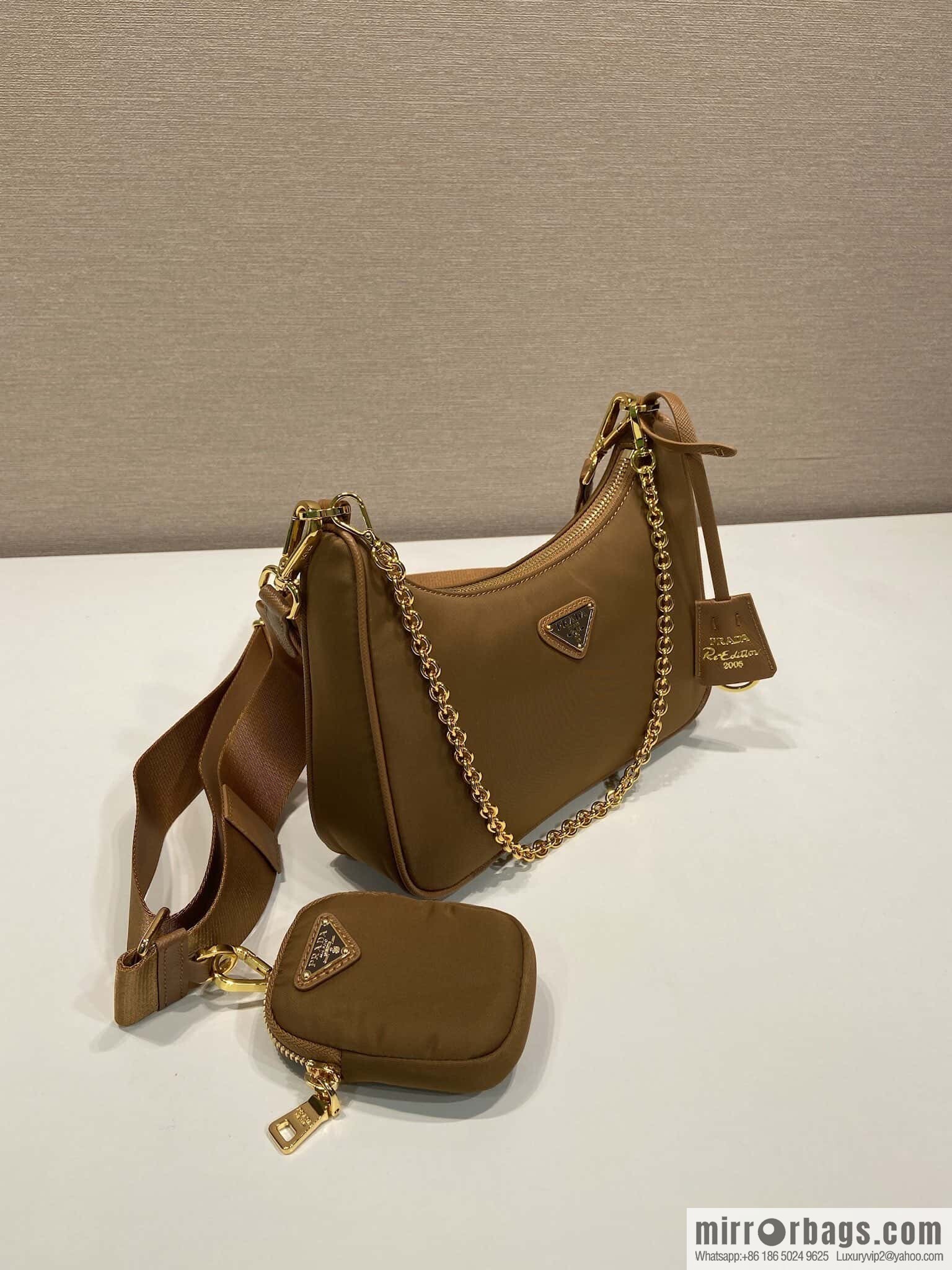 PRADA 🎉 explosion gold hardware 🎉🎉 new color 1BH204 gold hardware