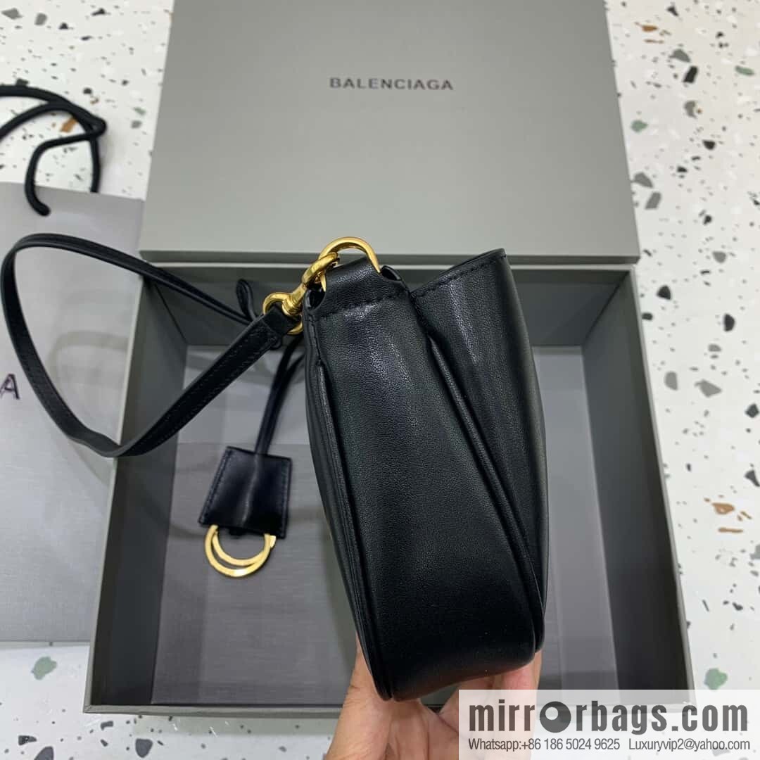 𝐁𝐚𝐥𝐞𝐧𝐜𝐢𝐚𝐠𝐚 𝐑𝐨𝐝𝐞𝐨 🖤🖤 814112 black gold buckle