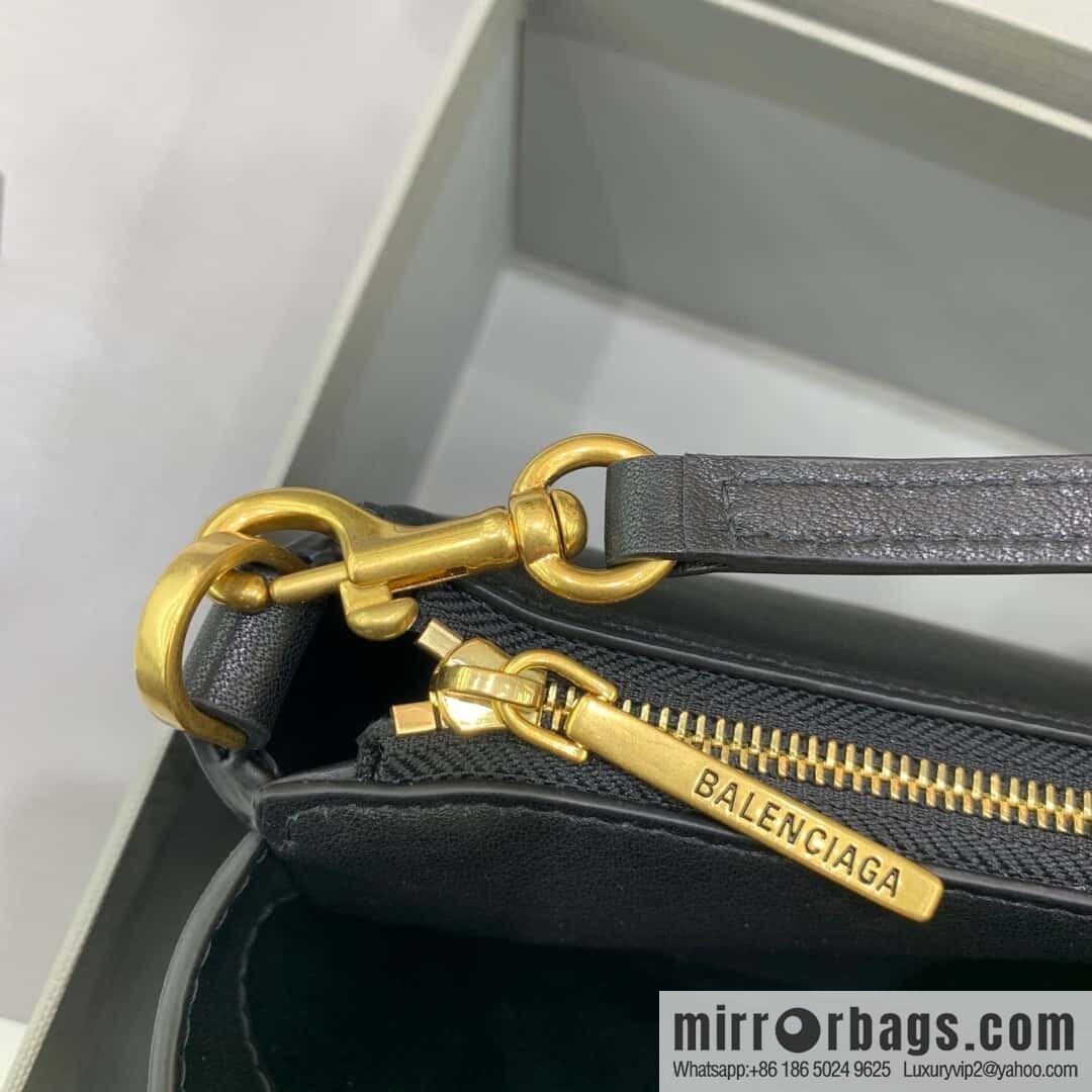 𝐁𝐚𝐥𝐞𝐧𝐜𝐢𝐚𝐠𝐚 𝐑𝐨𝐝𝐞𝐨 🖤🖤 814112 black gold buckle