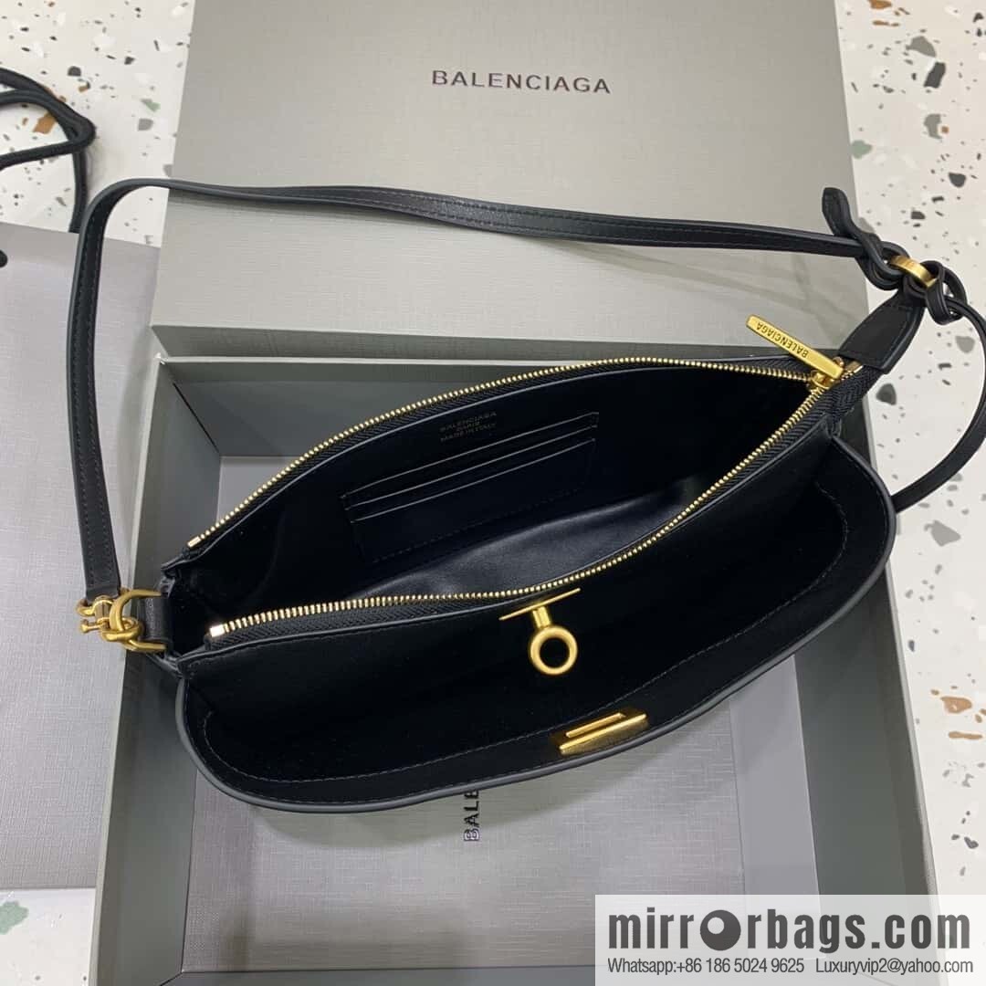 𝐁𝐚𝐥𝐞𝐧𝐜𝐢𝐚𝐠𝐚 𝐑𝐨𝐝𝐞𝐨 🖤🖤 814112 black gold buckle