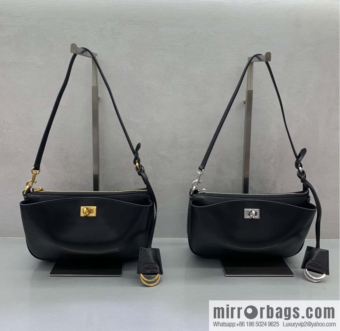 𝐁𝐚𝐥𝐞𝐧𝐜𝐢𝐚𝐠𝐚 𝐑𝐨𝐝𝐞𝐨 🖤🖤 814112 black gold buckle
