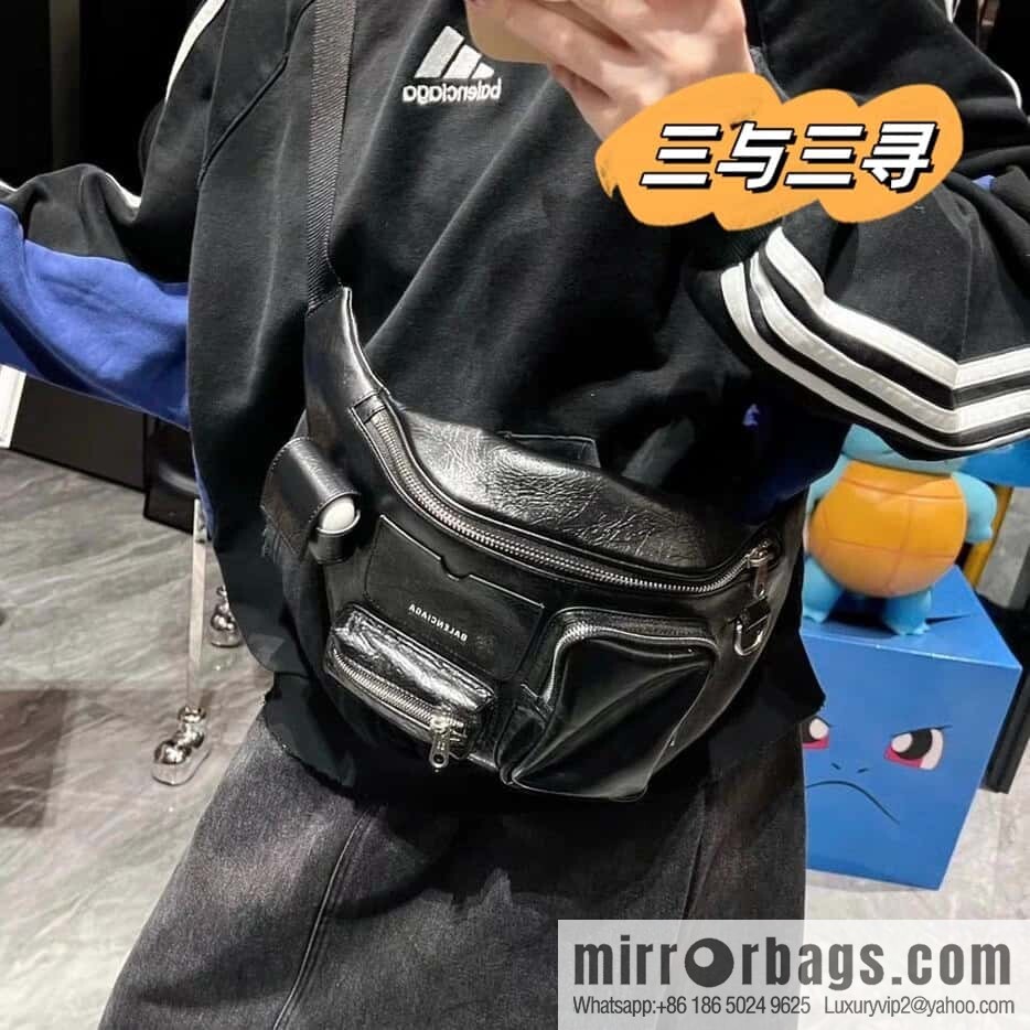 𝐁𝐚𝐥𝐞𝐧𝐜𝐢𝐚𝐠 Paris home, locomotive series multi-pocket fanny pack 703143