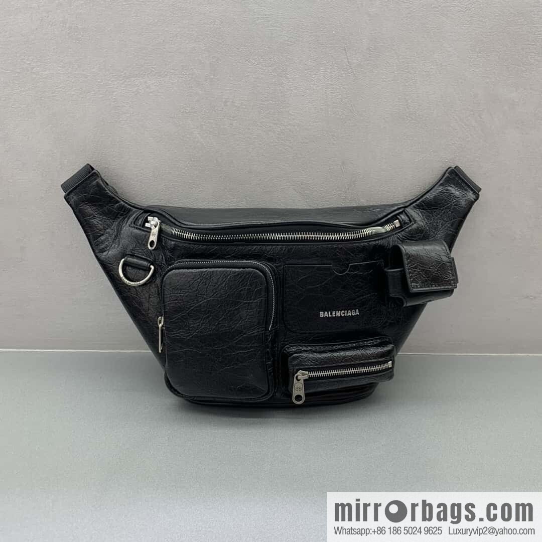 𝐁𝐚𝐥𝐞𝐧𝐜𝐢𝐚𝐠 Paris home, locomotive series multi-pocket fanny pack 703143