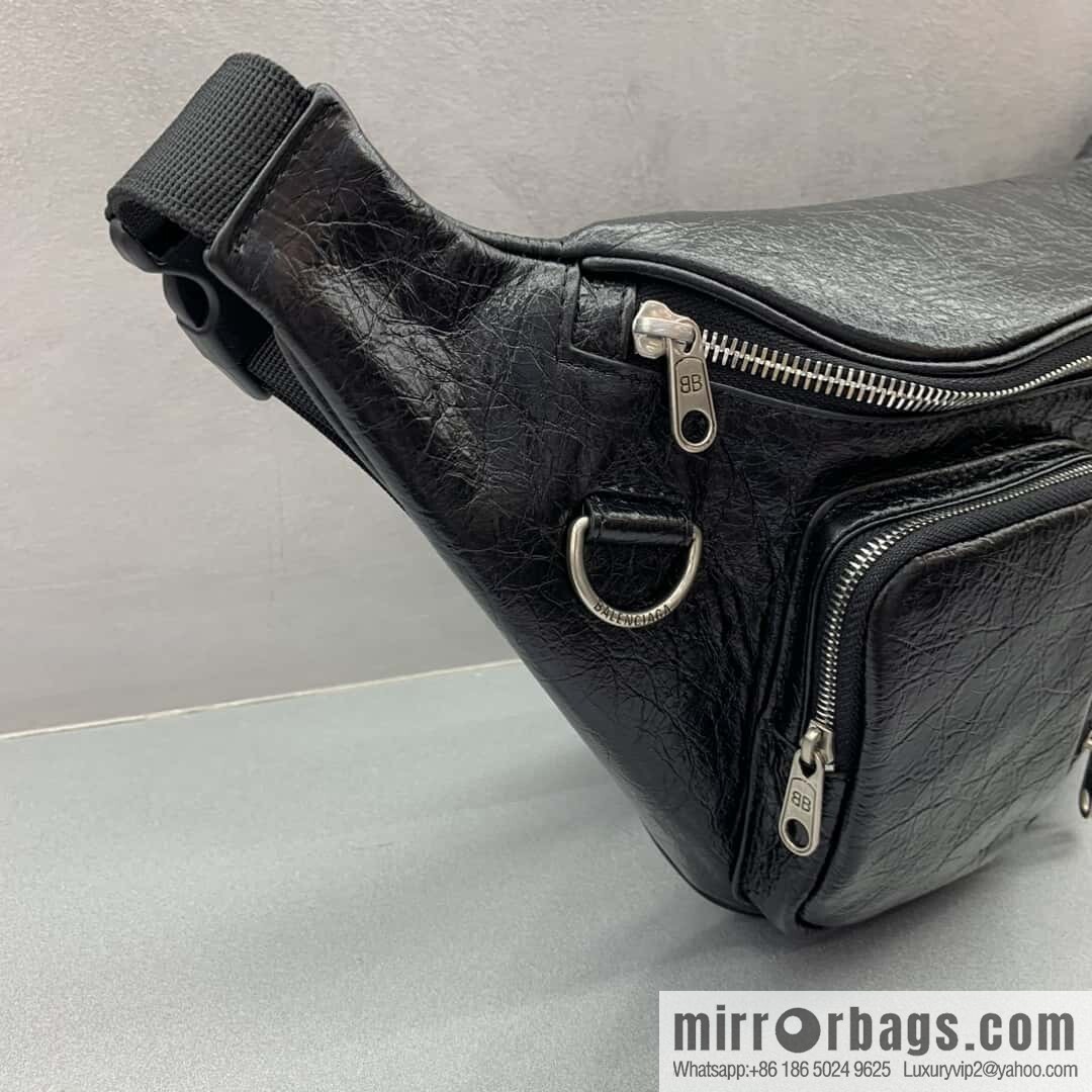𝐁𝐚𝐥𝐞𝐧𝐜𝐢𝐚𝐠 Paris home, locomotive series multi-pocket fanny pack 703143