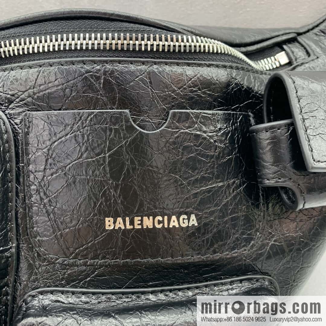𝐁𝐚𝐥𝐞𝐧𝐜𝐢𝐚𝐠 Paris home, locomotive series multi-pocket fanny pack 703143