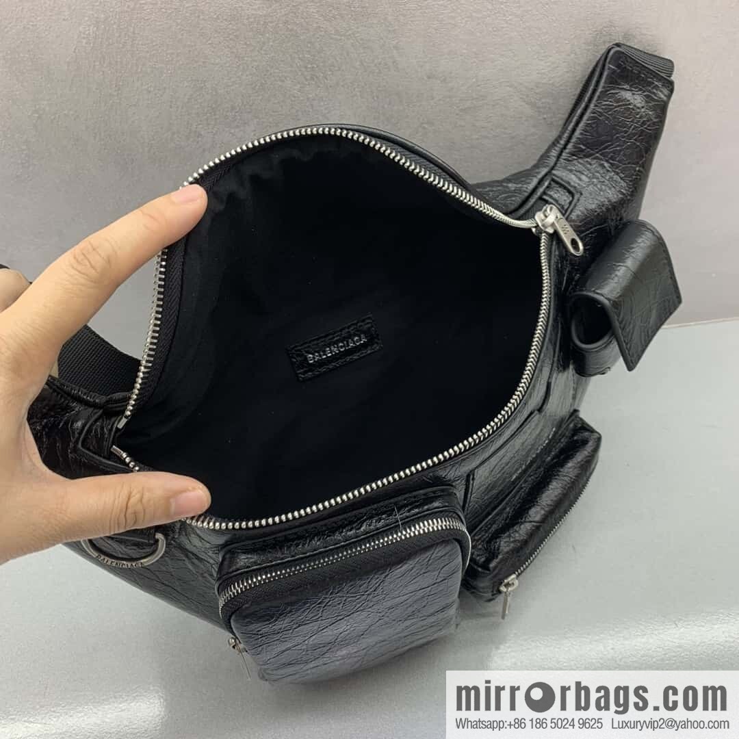 𝐁𝐚𝐥𝐞𝐧𝐜𝐢𝐚𝐠 Paris home, locomotive series multi-pocket fanny pack 703143
